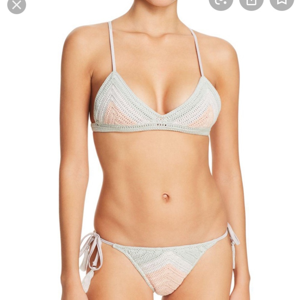 SUBOO CHEVRON BRALETTE BIKINI